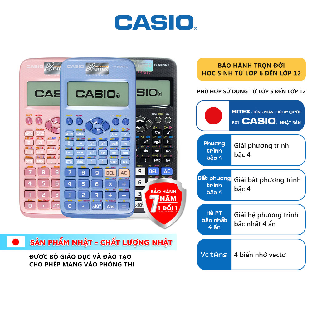 Máy tinh casio fx-580