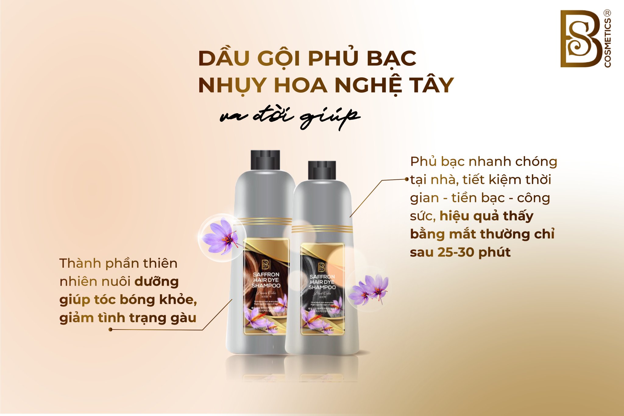Dầu gội phủ bạc đen tóc